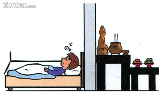 tối kị khi đặt giường ngủ