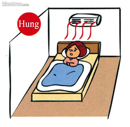 tối kị khi đặt giường ngủ