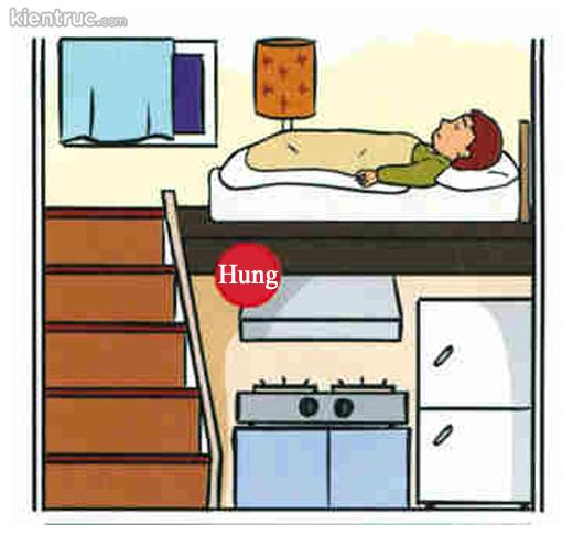 tối kị khi đặt giường ngủ