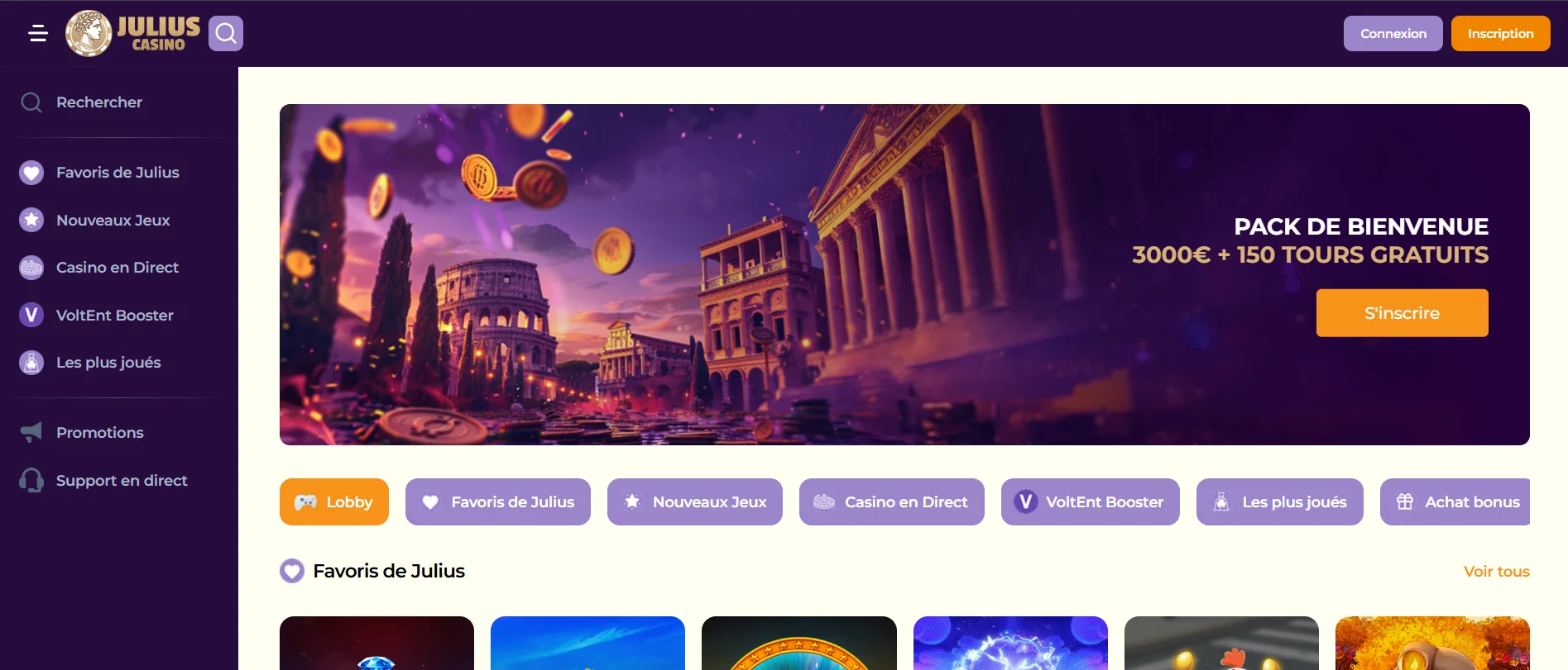 julius casino en ligne